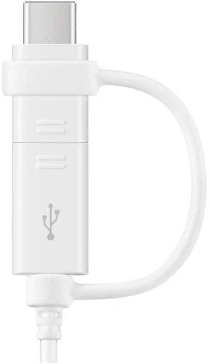 Samsung Charge/Sync Cable Micro Usb/Usb-C 1.5M. White - Essentify