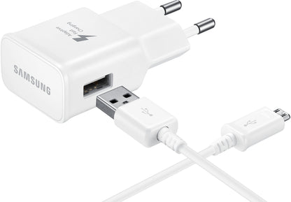 Samsung Ep-Ta20Eweugww Samsung Quick Travel Charger Incl. Micro Usb Cable 2.0A White Bulk