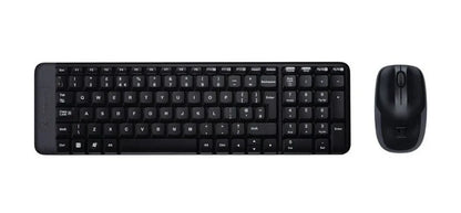 Logitech MK220 | Draadloze Desktop Set | Compact Toetsenbord + Muis | Zwart - Essentify