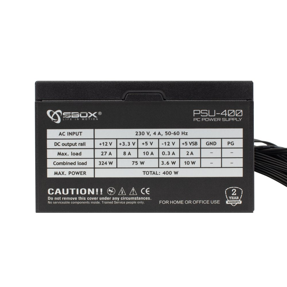 SBOX PCC-12 | Micro-ATX PC Case | Inclusief 500W PSU | USB 3.0 | Behuizing