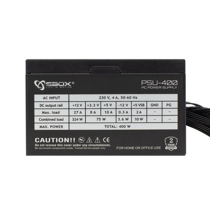 SBOX PCC-12 | Micro-ATX PC Case | Inclusief 500W PSU | USB 3.0 | Behuizing
