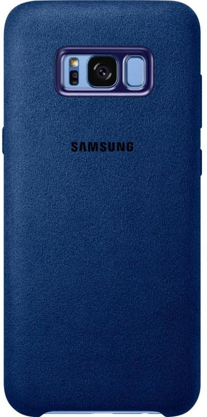 Samsung Alcantara Cover Galaxy S8+ Blue - Essentify