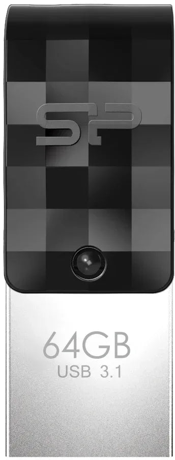 Silicon Power C31 Dual Usb Pendrive Mobile 64Gb Usb-C Black - Essentify