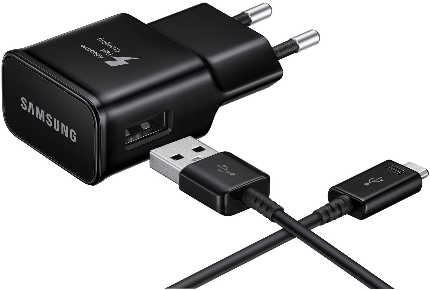 Samsung Ep-Ta20Ebecgww Samsung Adaptive Fast Charging Travel Charger Incl. Usb-C Cable 15W Black Bulk
