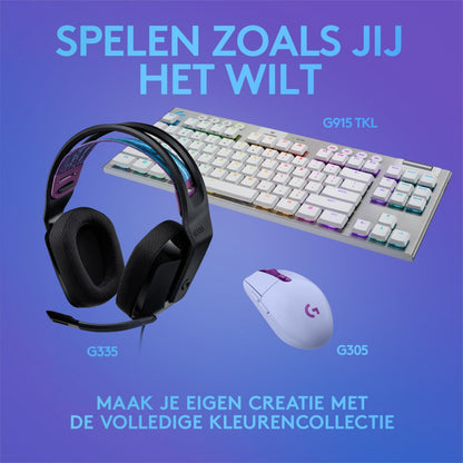 Logitech G335 | On-Ear Gaming Headset 3,5mm Connector | Zwart