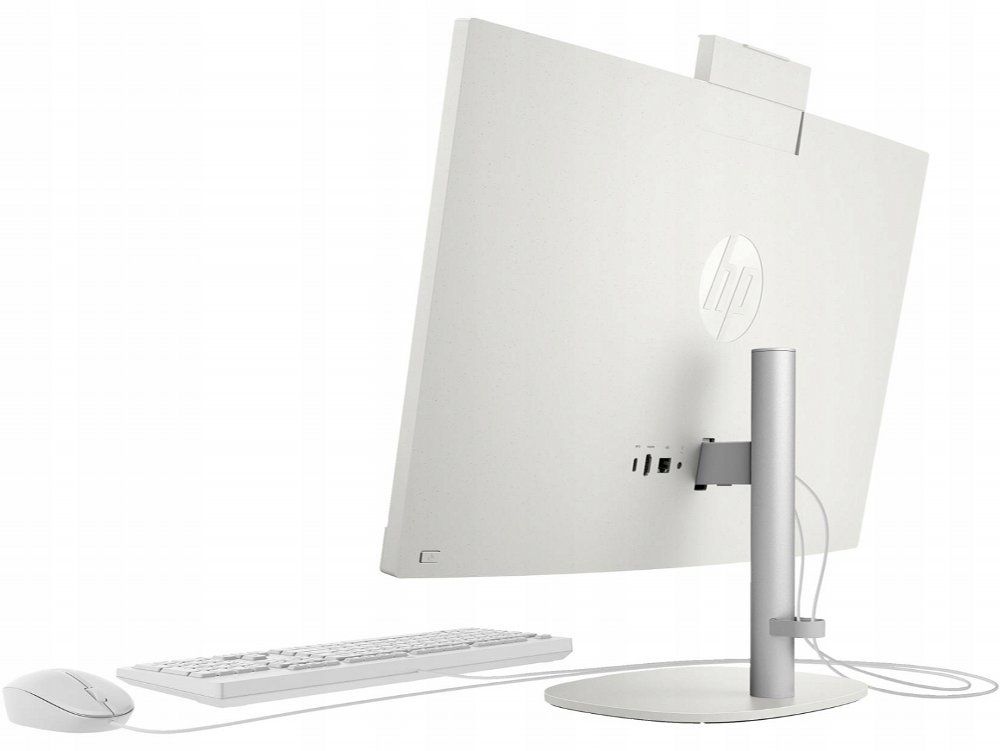 HP All-in-One | 24'' Full HD IPS | AMD Ryzen 3 7320U | 8GB DDR5 | 512GB SSD | IR Camera | W11 Professional | Met Keyboard & Muis