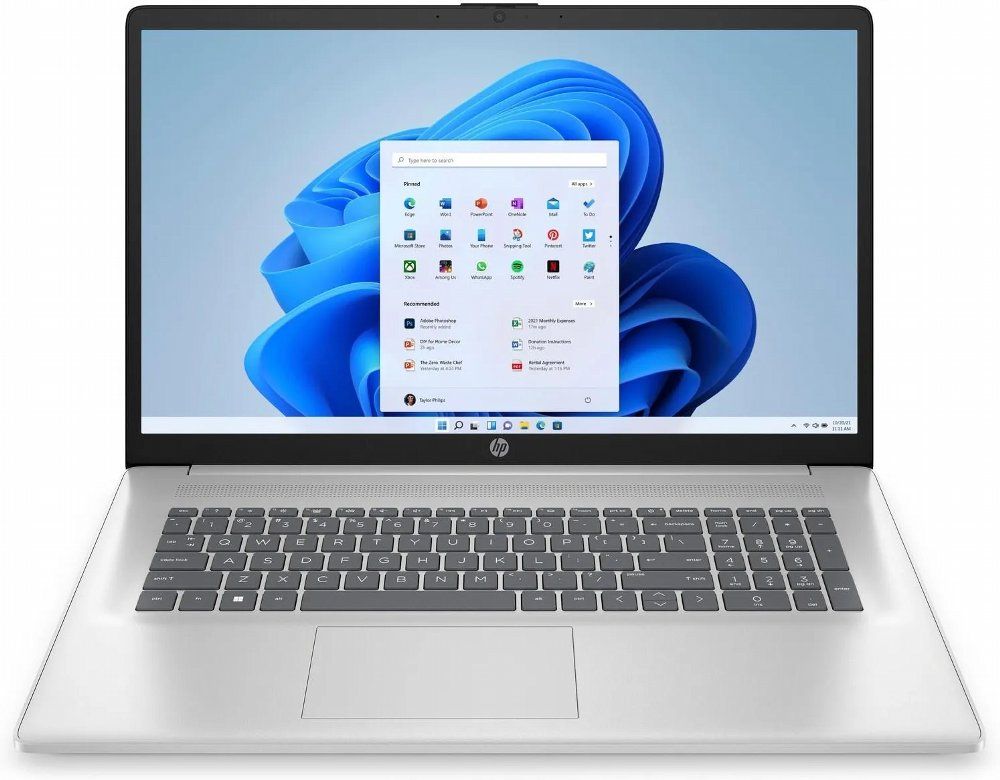 HP 17-cp2333nw | 17.3'' Full HD IPS | AMD Ryzen 5 7520U | 8GB DDR5 | 512GB SSD | W11 Home | Zilver