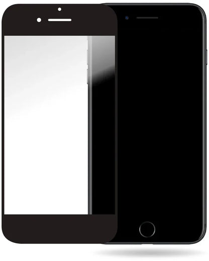 Mobilize Glass Screen Protector - Black Frame - Apple Iphone 6 Plus/6S Plus/7 Plus/8 Plus - Essentify