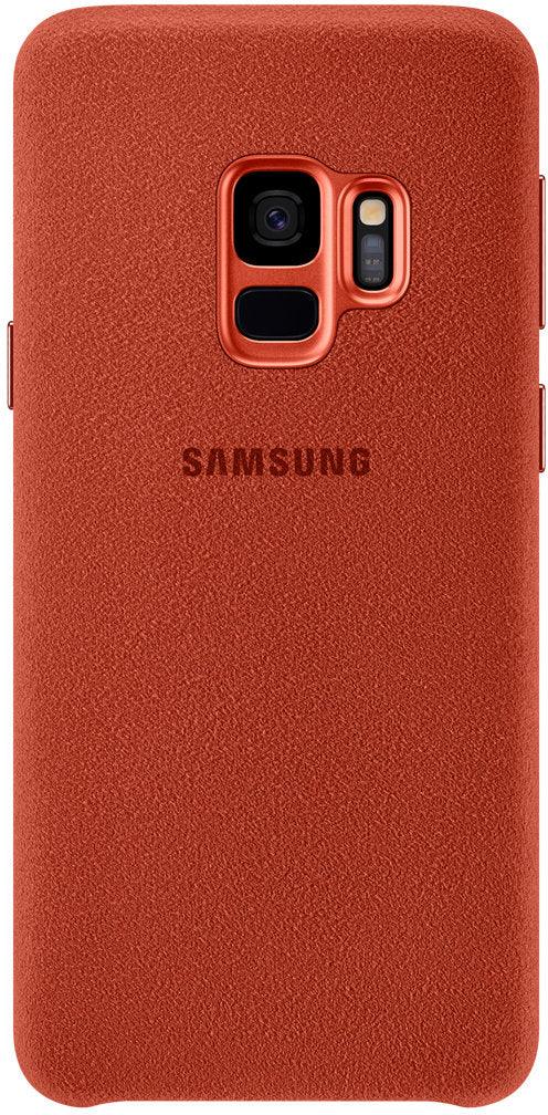 Samsung Alcantara Cover Galaxy S9 Red - Essentify
