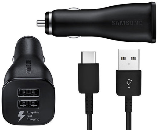 Samsung Ep-Ln920Cbegww Samsung Adaptive Fast Charging Dual Usb Car Charger Usb-C Black Bulk