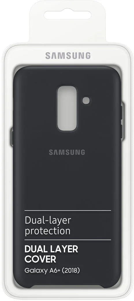 Samsung Dual Layer Cover Galaxy A6+ 2018 Black - Essentify