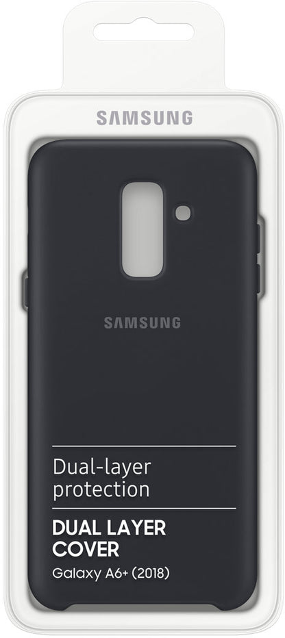 Samsung Ef-Pa605Cbegww Samsung Dual Layer Cover Galaxy A6+ 2018 Black