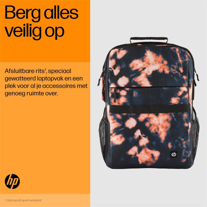 HP Campus XL Rugzak – Tie-Dye | 16 inch Laptopvak | 20L Inhoud