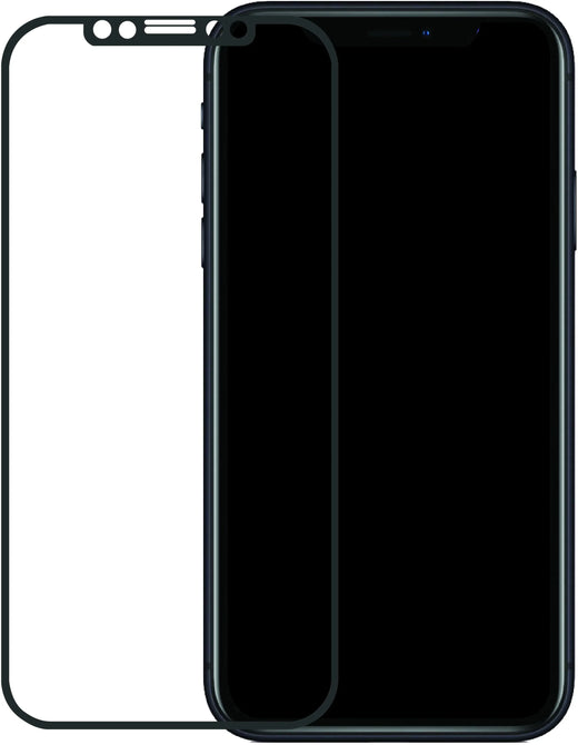 Mobilize Edge-To-Edge Glass Screen Protector Apple Iphone Xr/11 Black Full Glue - Essentify
