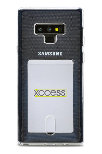 Xccess Tpu Card Case Samsung Galaxy Note9 Transparent Clear - Essentify