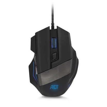 ACT AC5000 | Bedrade Gaming Muis | Rechtshandig | USB-A | 3200 DPI | Zwart - Essentify