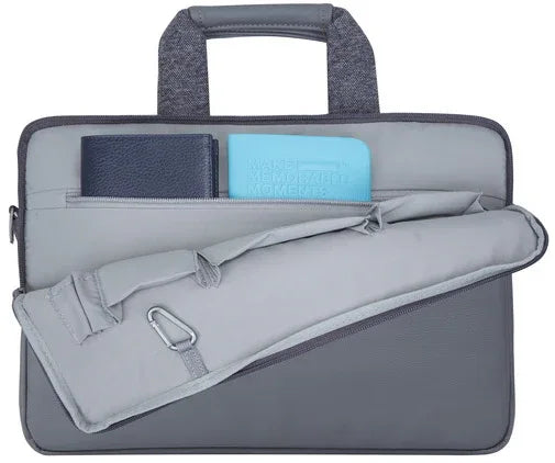 Rivacase Egmont Laptop Bag 15.6Inch Grey - Essentify
