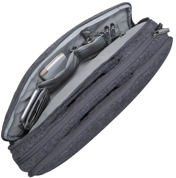 Rivacase Egmont Laptop Bag 15.6Inch Grey - Essentify