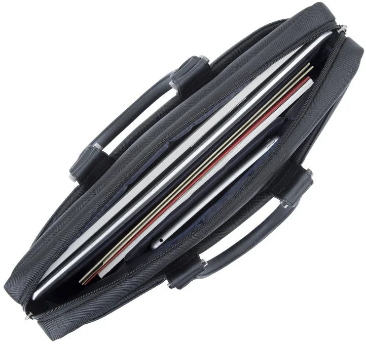 Rivacase Narita Business Laptop Bag 15.6Inch Black - Essentify