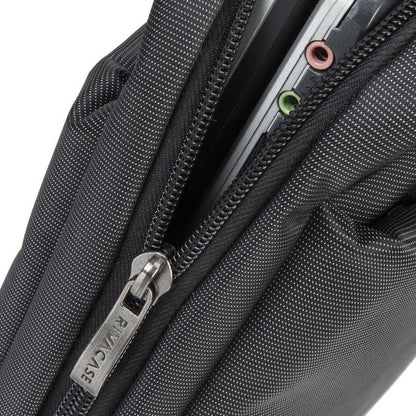 Rivacase Central Laptop Bag 15.6Inch Black - Essentify