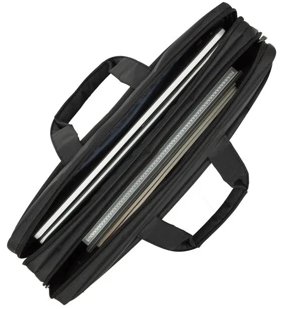 Rivacase Central Laptop Bag 17.3Inch Black - Essentify