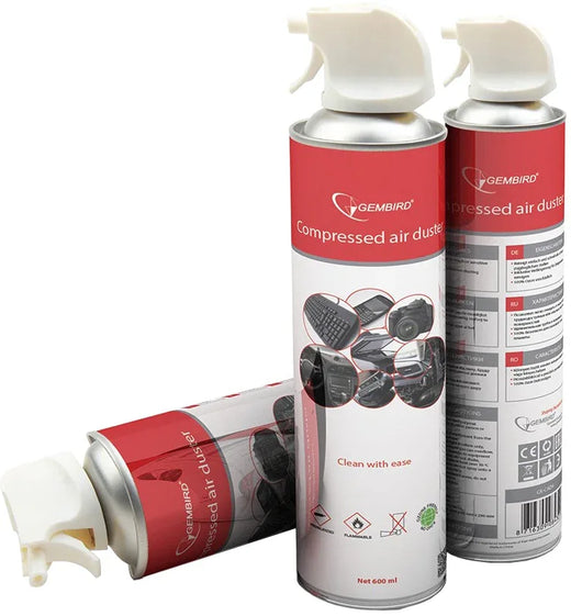 Gembird Compressed Air Duster 600Ml - Essentify