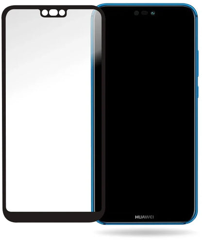 Mobilize Glass Screen Protector - Black Frame - Huawei P20 Lite - Essentify