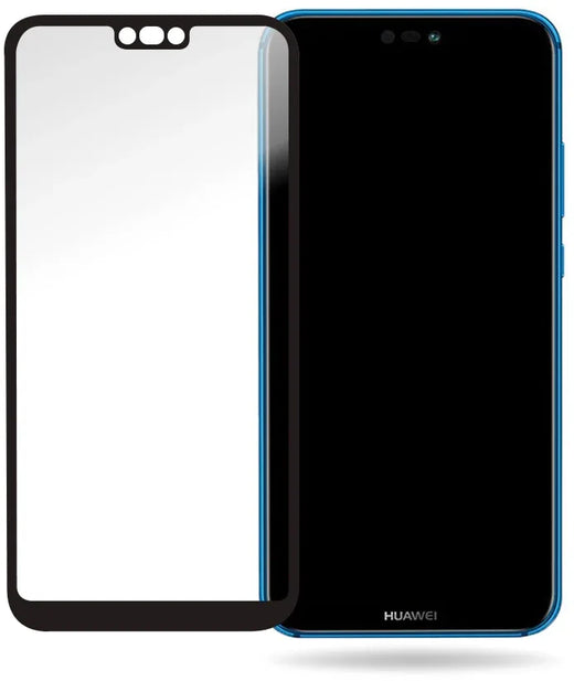 Mobilize Glass Screen Protector - Black Frame - Huawei P20 Lite - Essentify