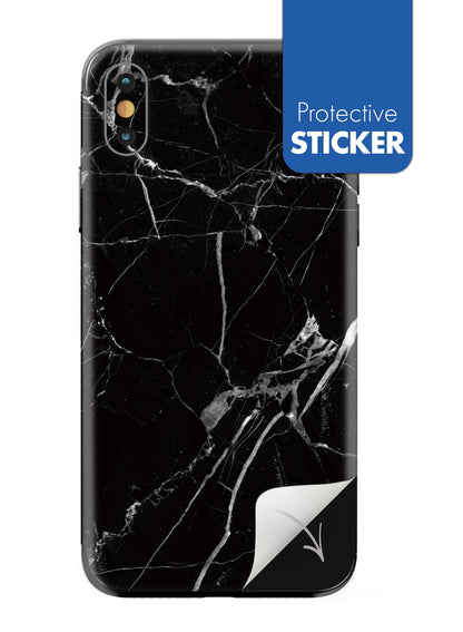 My Style Phoneskin For Apple Iphone X Black Marble