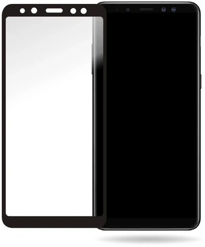 Mobilize Glass Screen Protector - Black Frame - Samsung Galaxy A8 - Essentify
