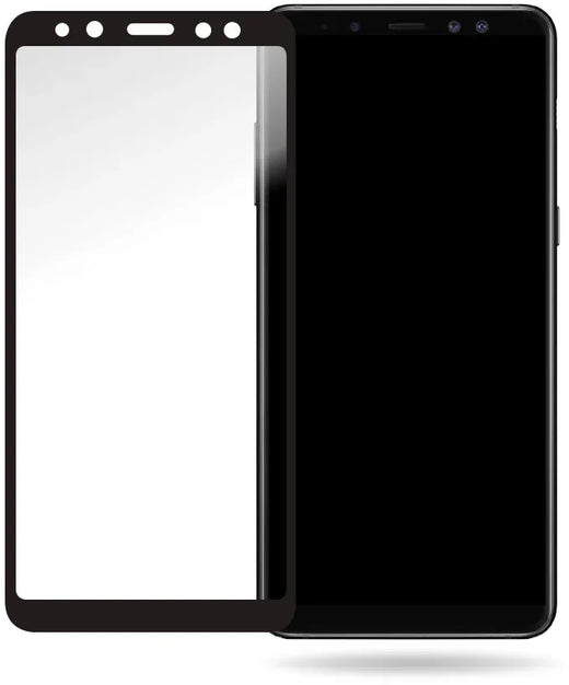 Mobilize Glass Screen Protector - Black Frame - Samsung Galaxy A8 - Essentify