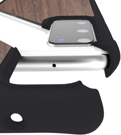 Itskins Level 2 Hybridfusion For Apple Iphone Xs Max Dark Wood - Essentify