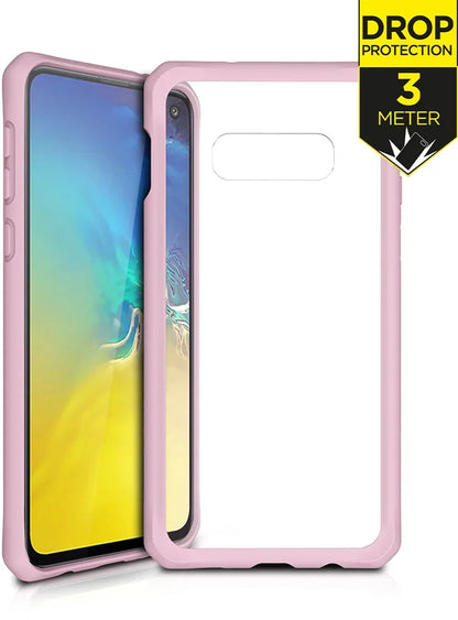 Itskins Level 2 Hybridsolid For Samsung Galaxy S10E Pink/Transparent - Essentify