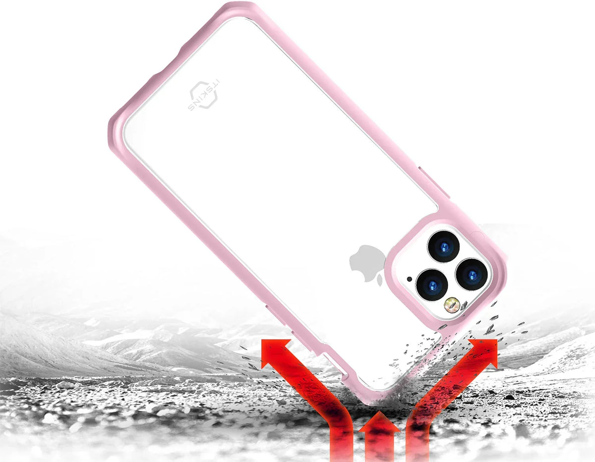 Itskins Level 2 Hybridsolid For Samsung Galaxy S10E Pink/Transparent - Essentify