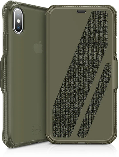 Itskins Level 2 Spectrumfolio For Apple Iphone Xs Max Kaki - Essentify