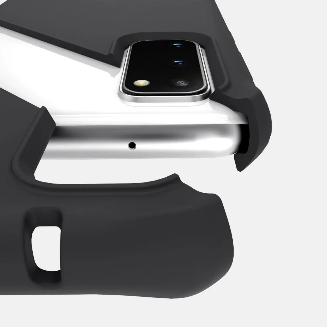 Itskins Level 2 Spectrumsolid For Apple Iphone 6/6S/7/8/Se (2020/2022) Plain Black - Essentify