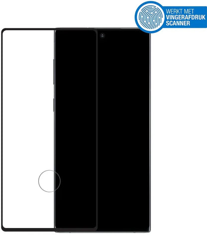 Mobilize Edge-To-Edge Glass Screen Protector Samsung Galaxy Note10 Black - Essentify