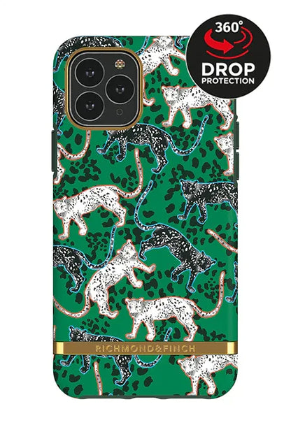Richmond & Finch Freedom Series Apple Iphone 11 Pro Green Leopard/Gold - Essentify