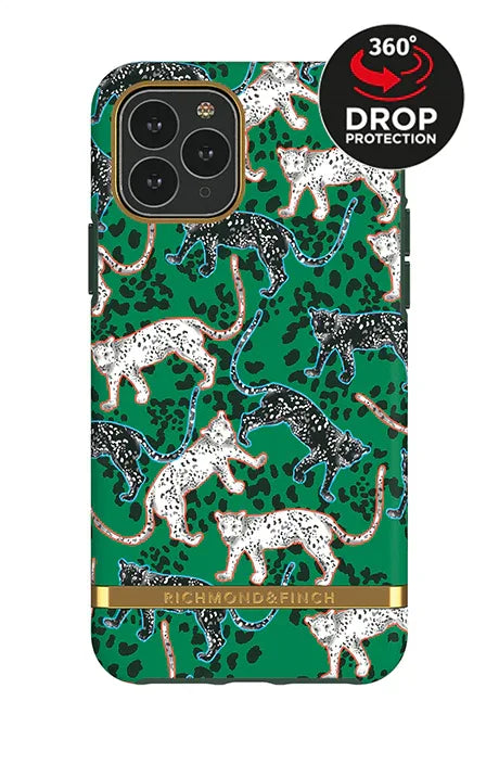 Richmond & Finch Freedom Series Apple Iphone 11 Pro Green Leopard/Gold - Essentify