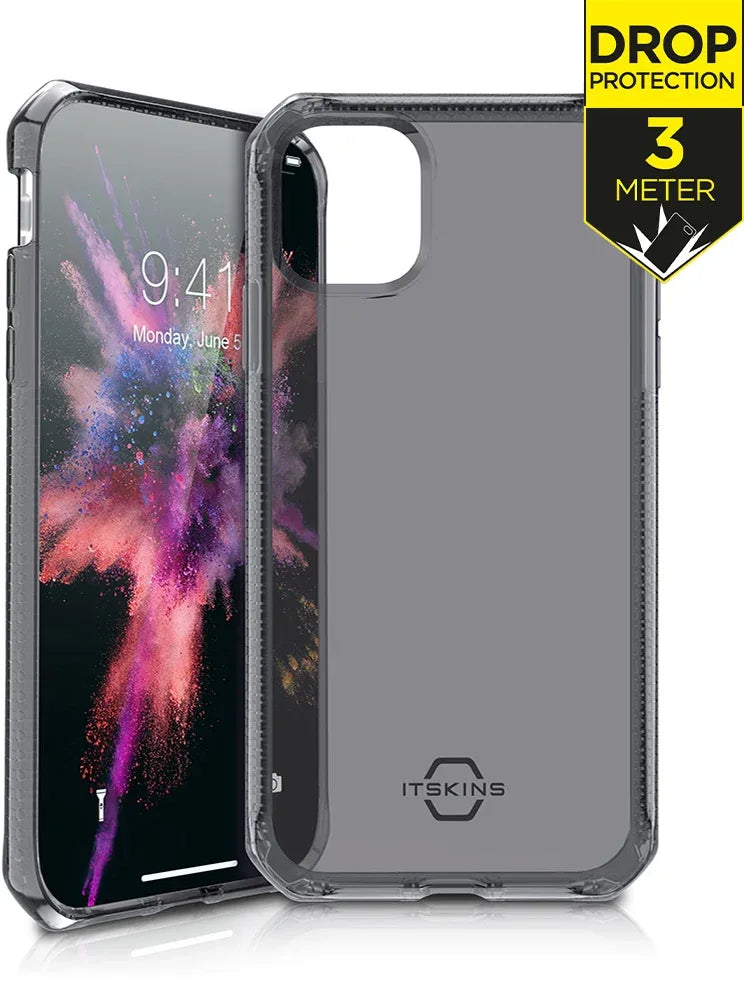 Itskins Level 2 Spectrumclear For Apple Iphone 11 Smoke - Essentify