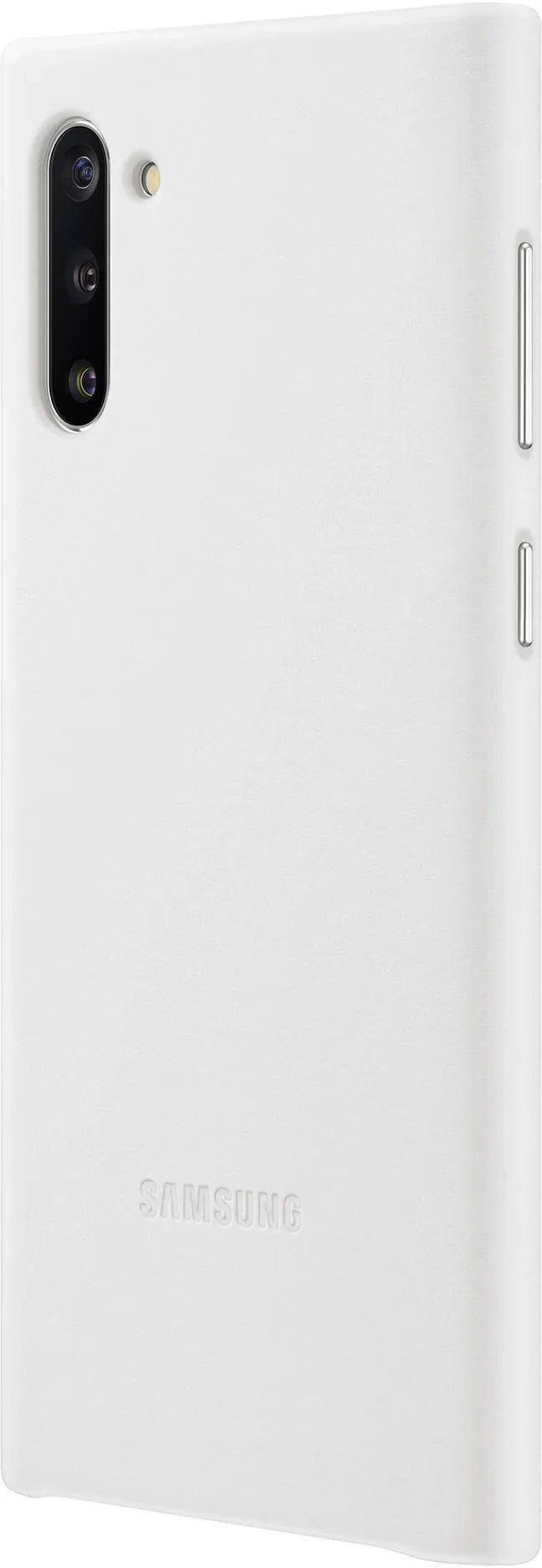 Samsung Leather Cover Galaxy Note10 White - Essentify