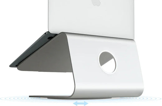 Rain Design Mstand 360 Laptop Stand + Swivel Base Silver - Essentify