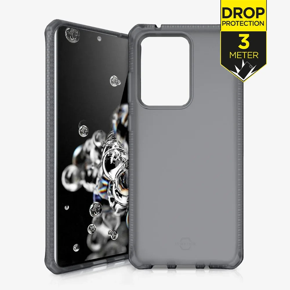 Itskins Level 2 Spectrumfrost For Samsung Galaxy S20+/S20+ 5G Transparent Black - Essentify