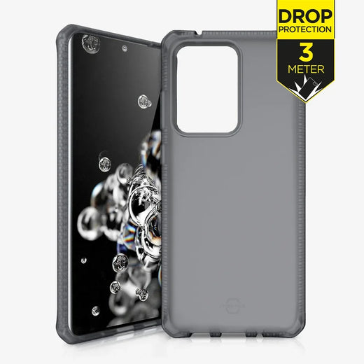 Itskins Level 2 Spectrumfrost For Samsung Galaxy S20+/S20+ 5G Transparent Black - Essentify
