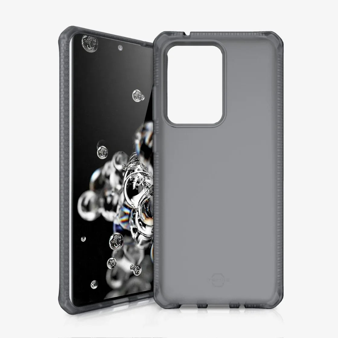 Itskins Level 2 Spectrumfrost For Samsung Galaxy S20+/S20+ 5G Transparent Black - Essentify