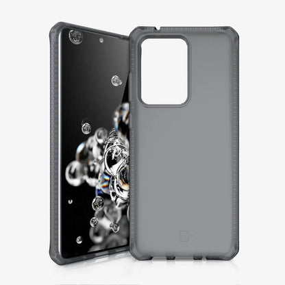 Itskins Level 2 Spectrumfrost For Samsung Galaxy S20+/S20+ 5G Transparent Black - Essentify