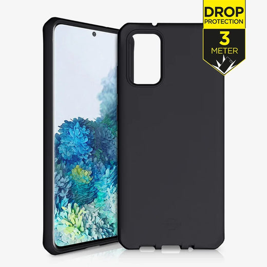 Itskins Level 2 Spectrumsolid For Samsung Galaxy S20+/S20+ 5G Plain Black - Essentify