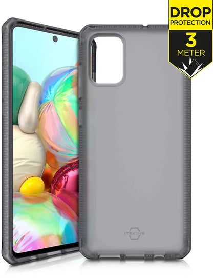 Itskins Level 2 Spectrumfrost For Samsung Galaxy A71 Transparent Black - Essentify