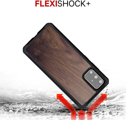 Itskins Level 2 Hybridfusion For Samsung Galaxy S20 Ultra/S20 Ultra 5G Dark Wood - Essentify