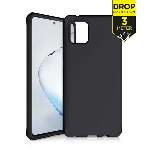 Itskins Level 2 Spectrumsolid For Samsung Galaxy Note10 Lite Plain Black - Essentify